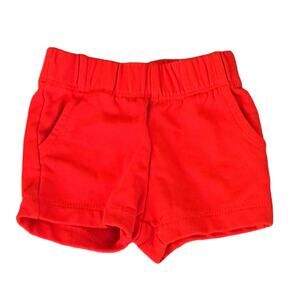 2 For $5 Sale Hanna Andersson Red Pull On Shorts Size 3-6 Months